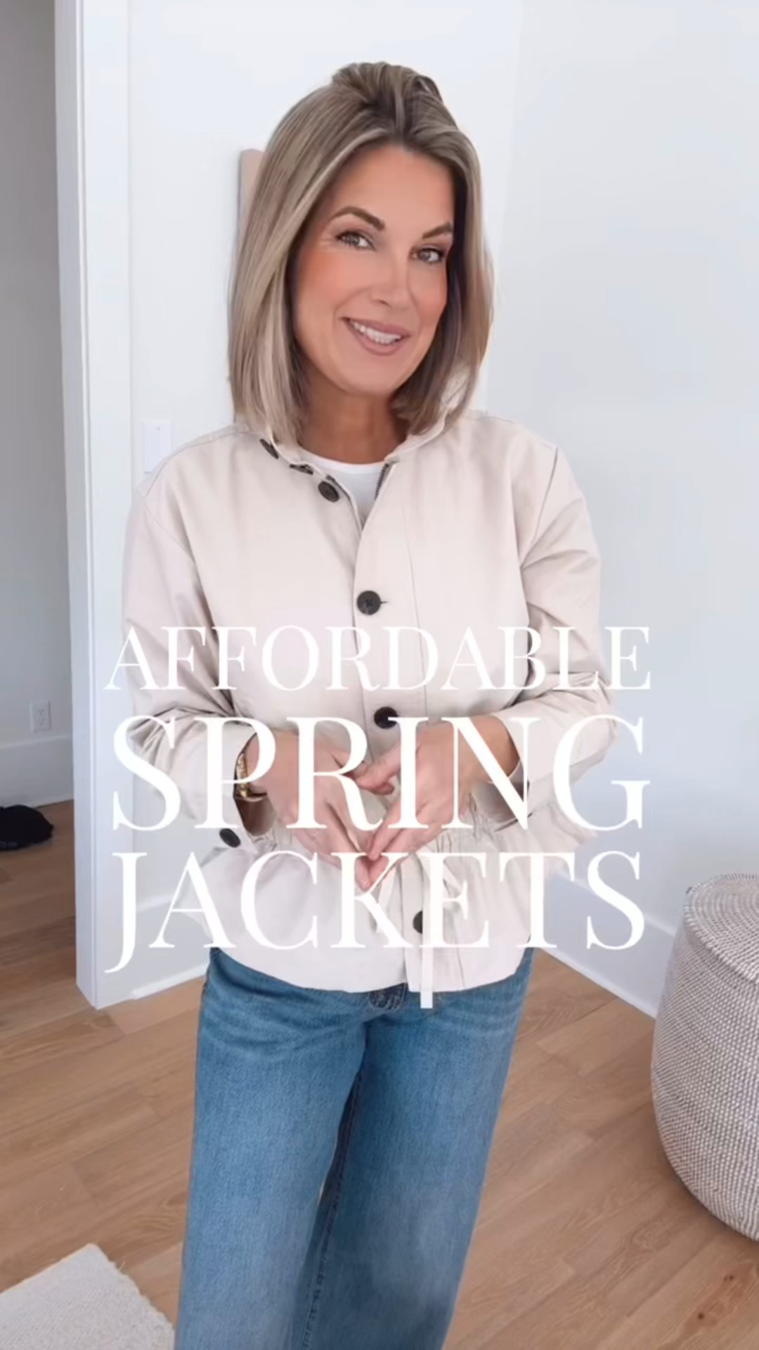 Spring jackets $42 or less! I have small in all 4 and 4 long in the wide leg jeans.  

#LTKTall #LTKOver40 #LTKootd