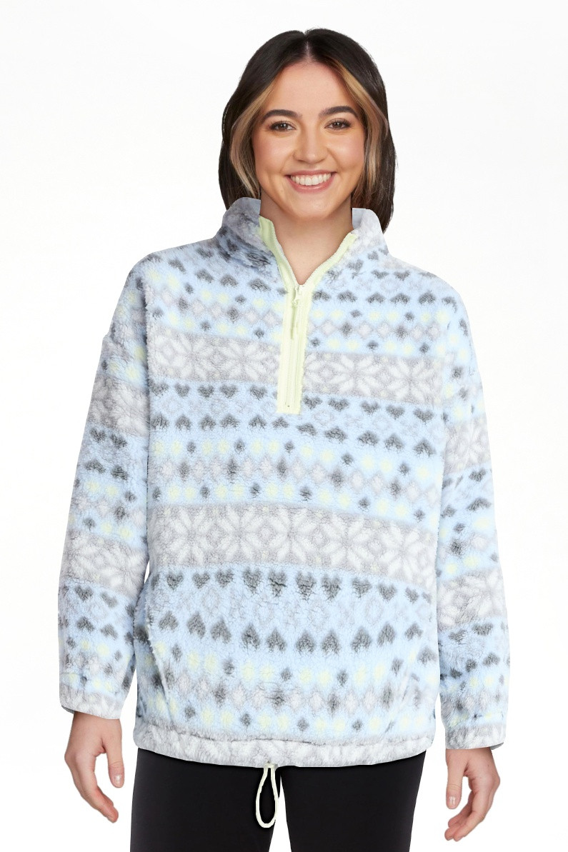 No Boundaries Plush Half-Zip Pullover, Women's | Walmart (US)
