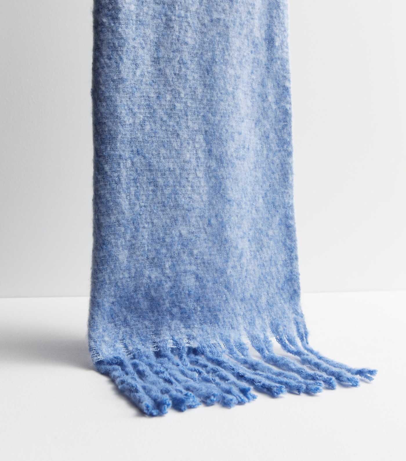 Blue Brushed Tassel Scarf
						
						Add to Saved Items
						Remove from Saved Items | New Look (UK)