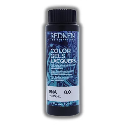 Redken Color Gel Lacquers | Its composition is perfect for fast root retouches services or coverage in less than eight weeks. - (8NA 8.01) Volcanic | Target