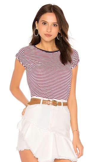 Free People Stripe Clare Tee in Blue Combo | Revolve Clothing (Global)