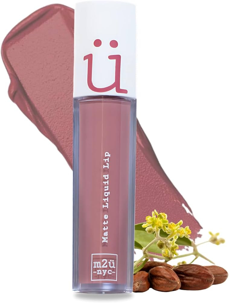 M2U NYC (Spring Nude Pink Matte Liquid Lipstick – Long Lasting High Impact Color with Up to 17H... | Amazon (US)
