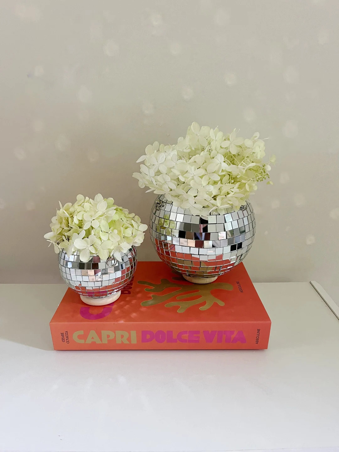 Disco ball planter, hanging disco planter, | Etsy (US)