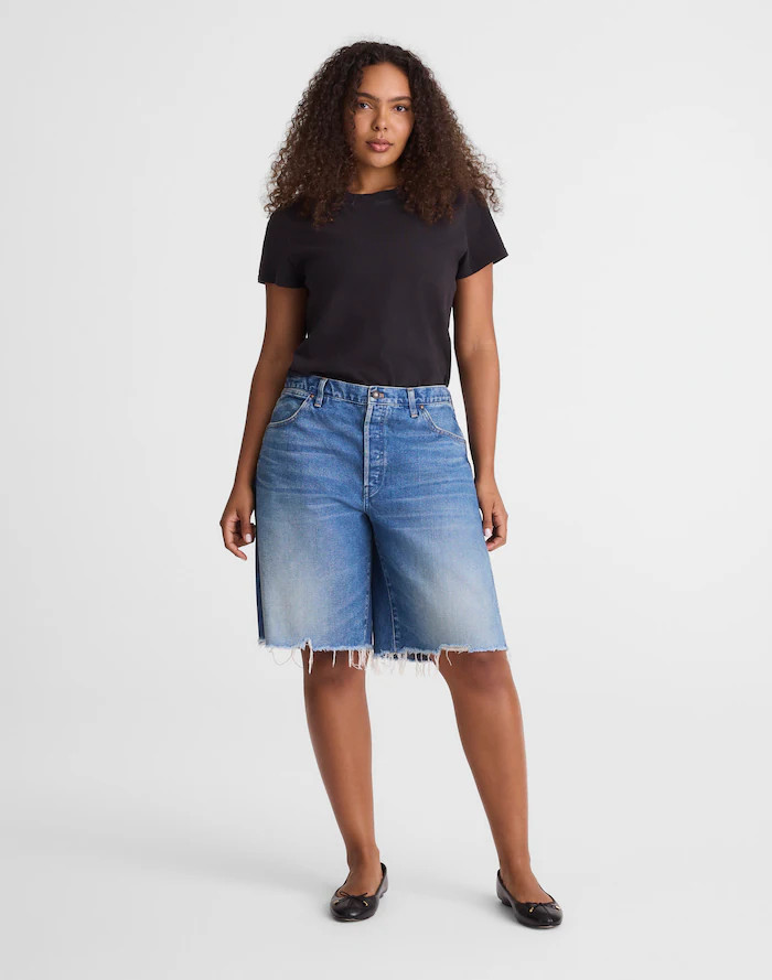 The Curvy Essex Long Baggy Short | Madewell