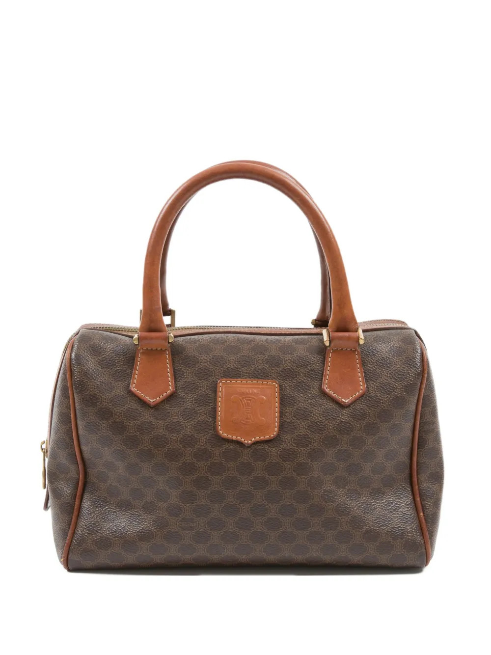 Celine Pre-Owned 1980s Mini Speedy Triomphe Tote Bag | Brown | FARFETCH | Farfetch Global