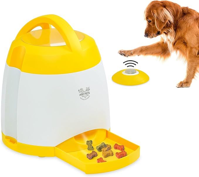 Arf Pets Dog Treat Dispenser with Remote Button – Dog Memory Training Activity Toy – Treat Wh... | Amazon (US)