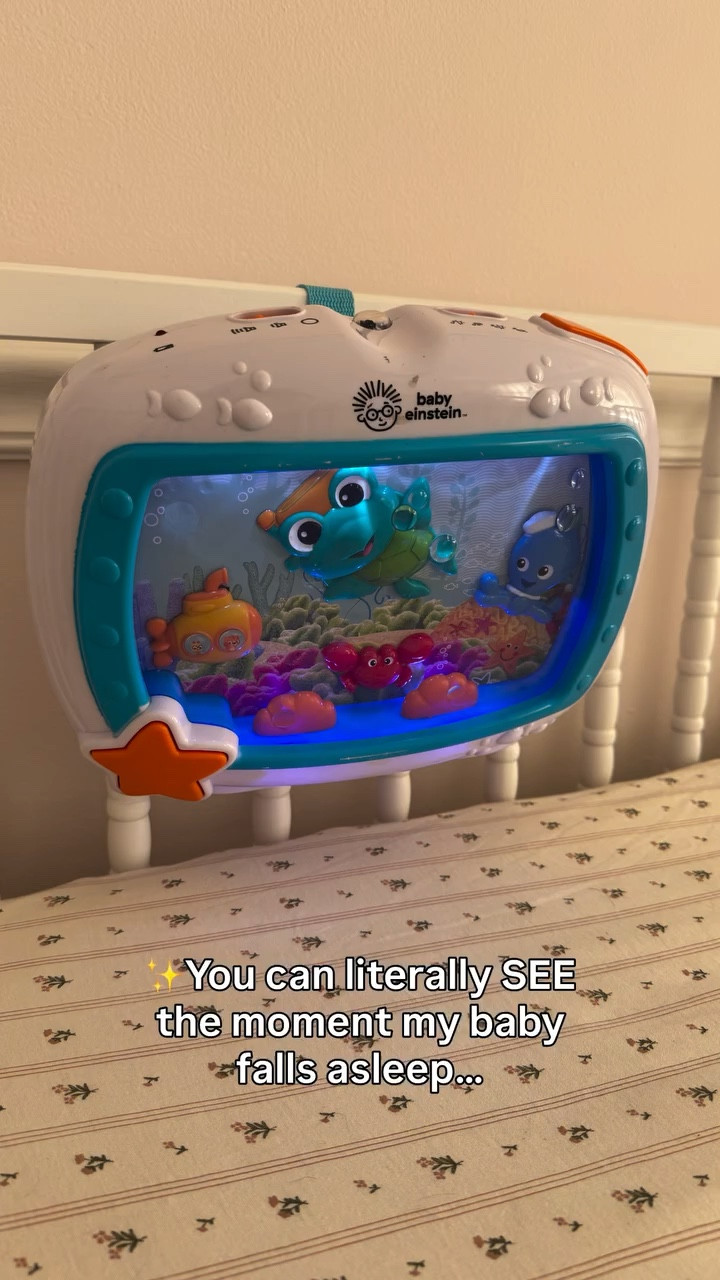 ✨Comment SLEEP for a link! Don’t miss the Amazon big spring sale! 

We LOVE our @babyeinstein sea aquarium! Sometimes she feels like a babysitter so I can get the laundry or dishes done! Other times, she helps get baby girl to sleep on her “own”! 🙃

As a NICU nurse I can attest that we actually use these for our fragile NICU babies! The sounds and movements are so soothing and it helps our babies go to sleep and stay asleep!