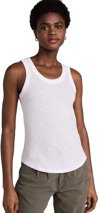 Madewell Women's Whisper Cotton Scoopneck Tank Top | Amazon (US)