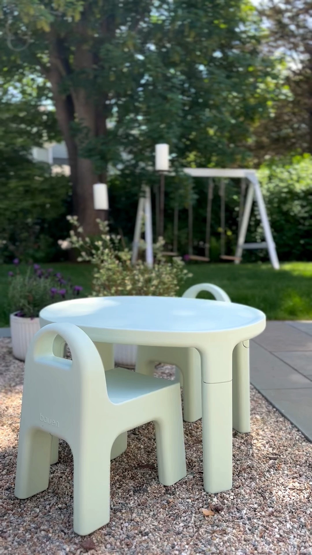 prettiest colorway of this children’s play table and chairs. currently 25% off.