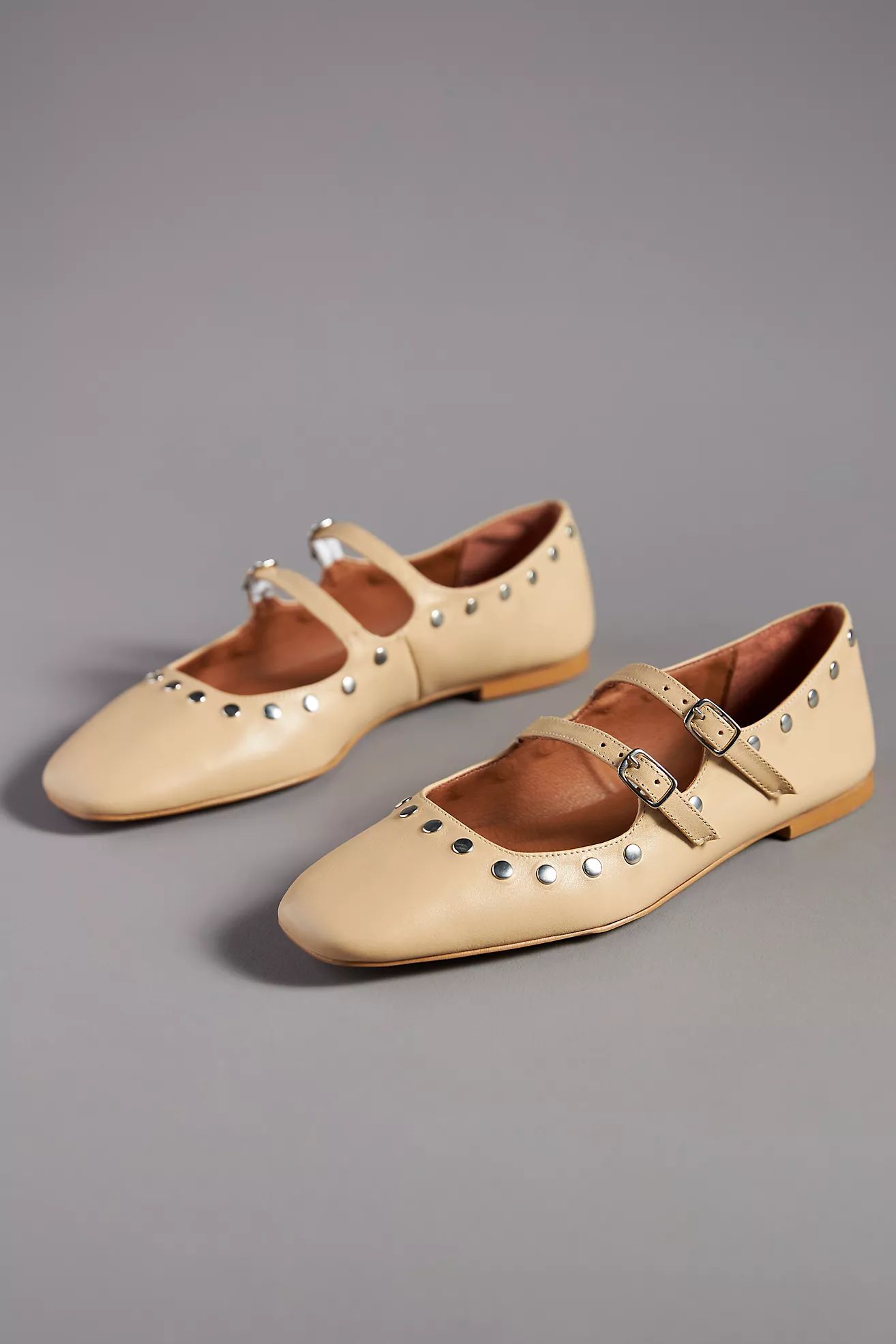 By Anthropologie Studded Mary Jane Flats | Anthropologie (US)