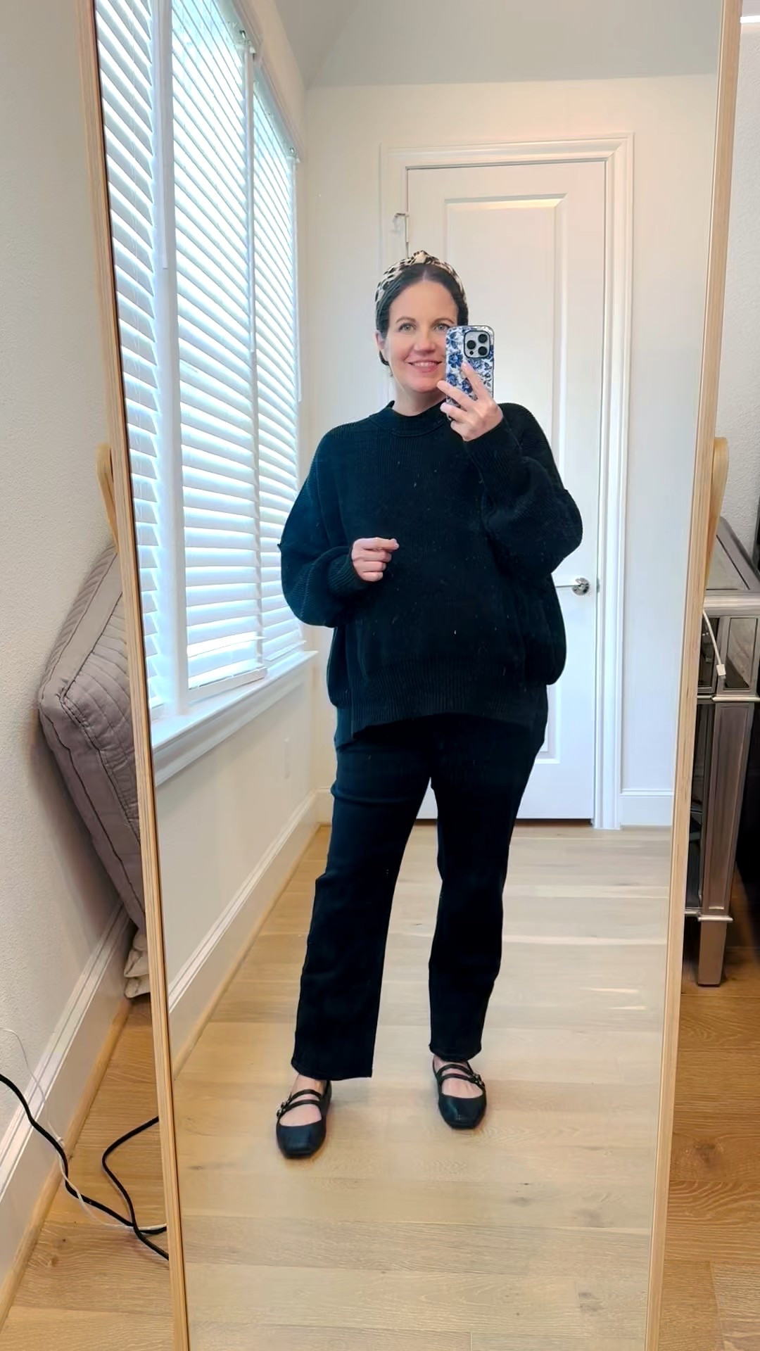 Building out my winter outfit lineup with this simple and cozy monochrome look. This black oversized sweater paired with the best over the belly maternity jeans (or black jeans if you prefer!) has been one of my favorite maternity outfits lately—comfortable, flattering, and so easy to style.

I finished the look with black Mary Jane ballet flats and a cute leopard headband for a little pop of pattern while still keeping that chic monochromatic outfit vibe. It’s the perfect mix of comfy and elevated, and it fits right into my winter lookbook for the season.

If you’re searching for easy casual outfits for pregnancy, this one is bump-friendly, warm, and effortless to recreate. Everything is linked below!


#LTKSeasonal #LTKBump #LTKFindsUnder100