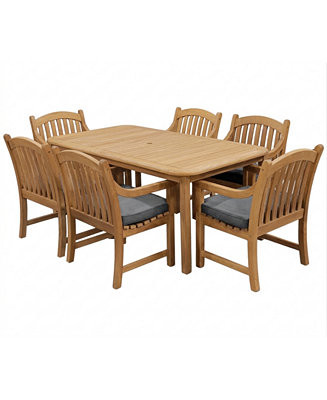 Bristol 7-Piece Rectangular Dining Set (Dining Table and 6 Dining Chairs), Created for Macy's - M... | Macy's