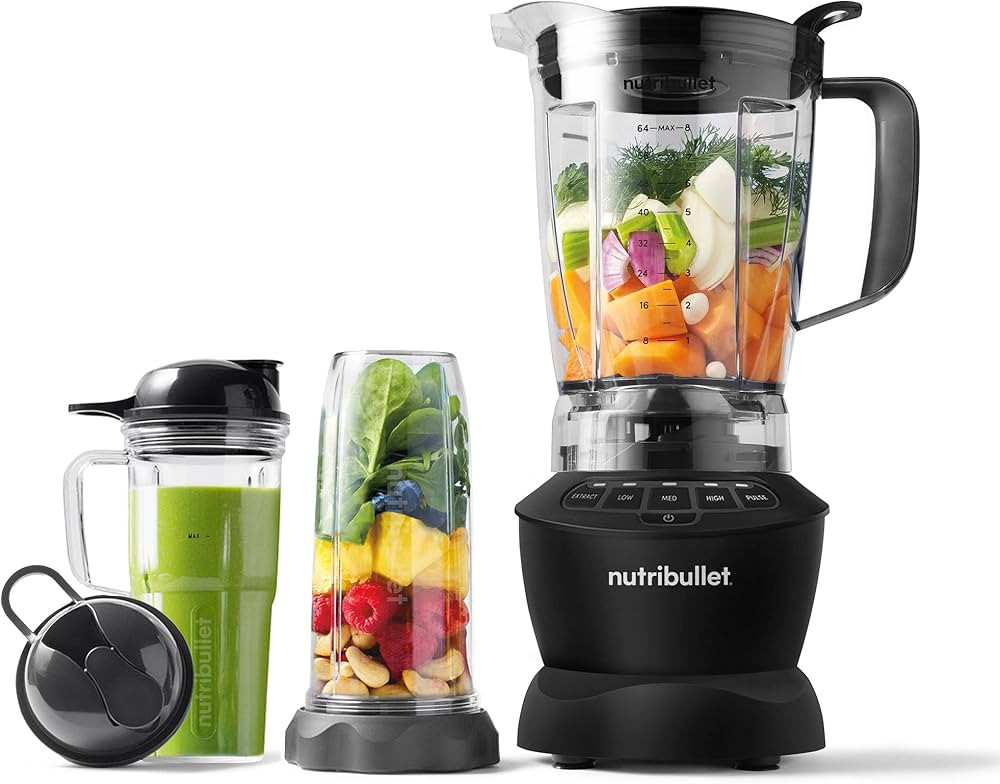 nutribullet Full-Size Blender Combo 1200W –Matte Black | Amazon (US)