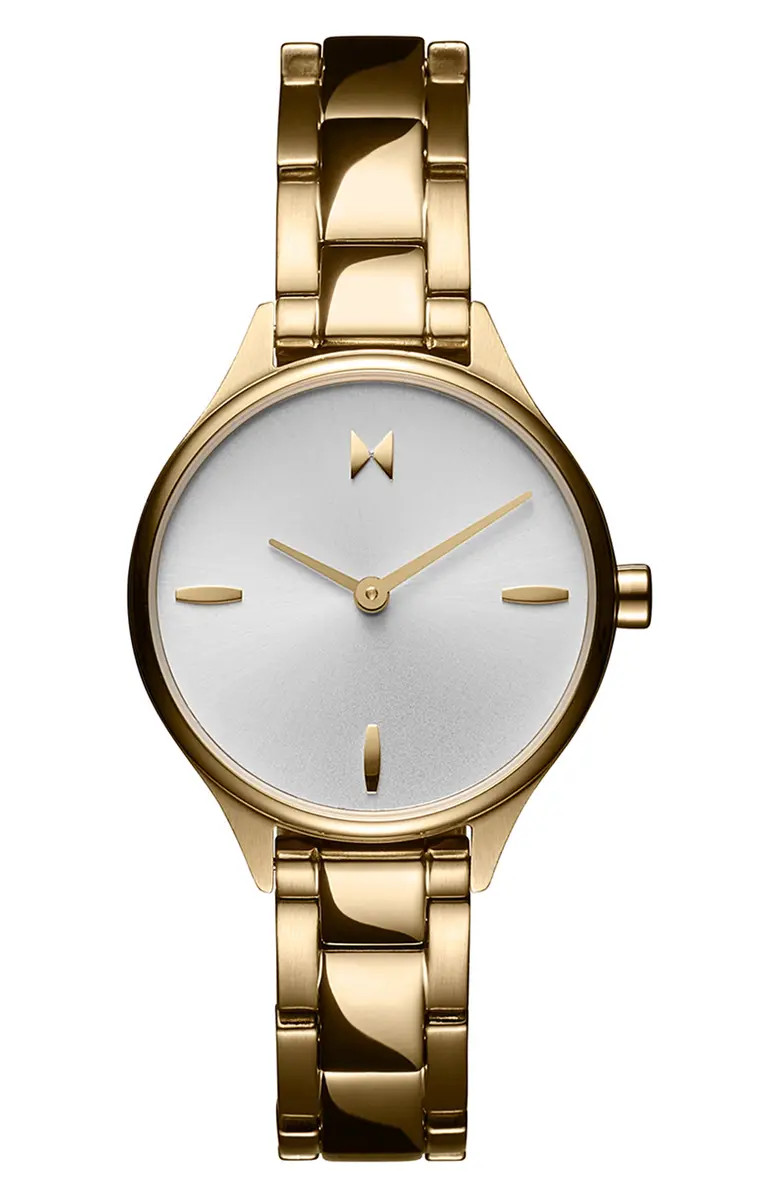 MVMT Reina Goldtone Bracelet Watch, 30mm | Nordstrom | Nordstrom