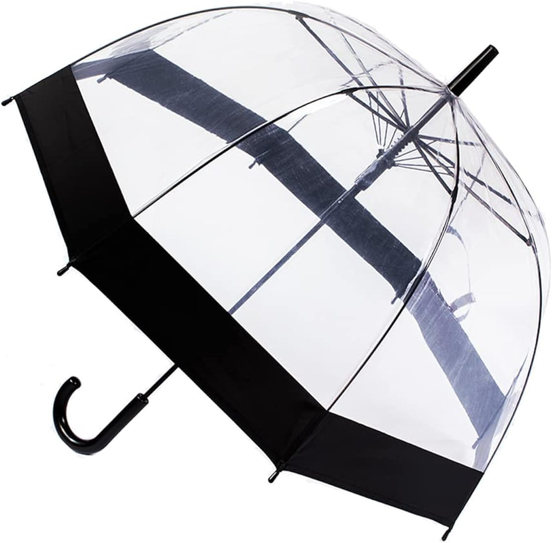 ThreeH Clear Bubble Umbrella Easy Grip Handle Sturdy Plastic Transparent Dome 8 Ribs Auto Open St... | Amazon (UK)
