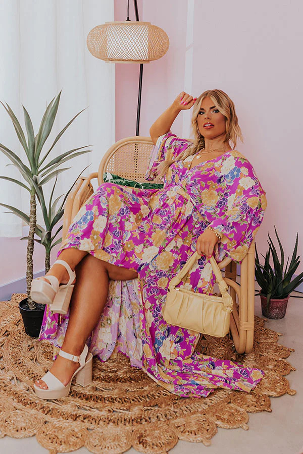 Stay Beautiful Floral Maxi Curves | Impressions Online Boutique