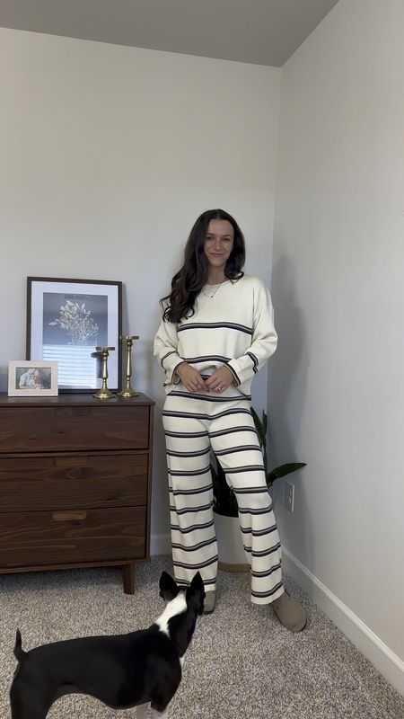 Striped matching lounge set 

Free people look alike / Amazon finds / affordable fashion 

#LTKstyletip