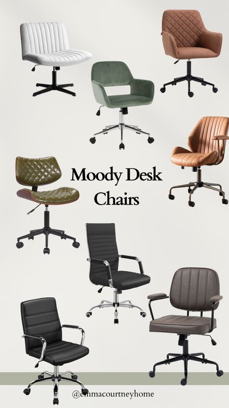 Moody desk and office chairs 

#LTKsalealert #LTKhome #LTKstyletip
