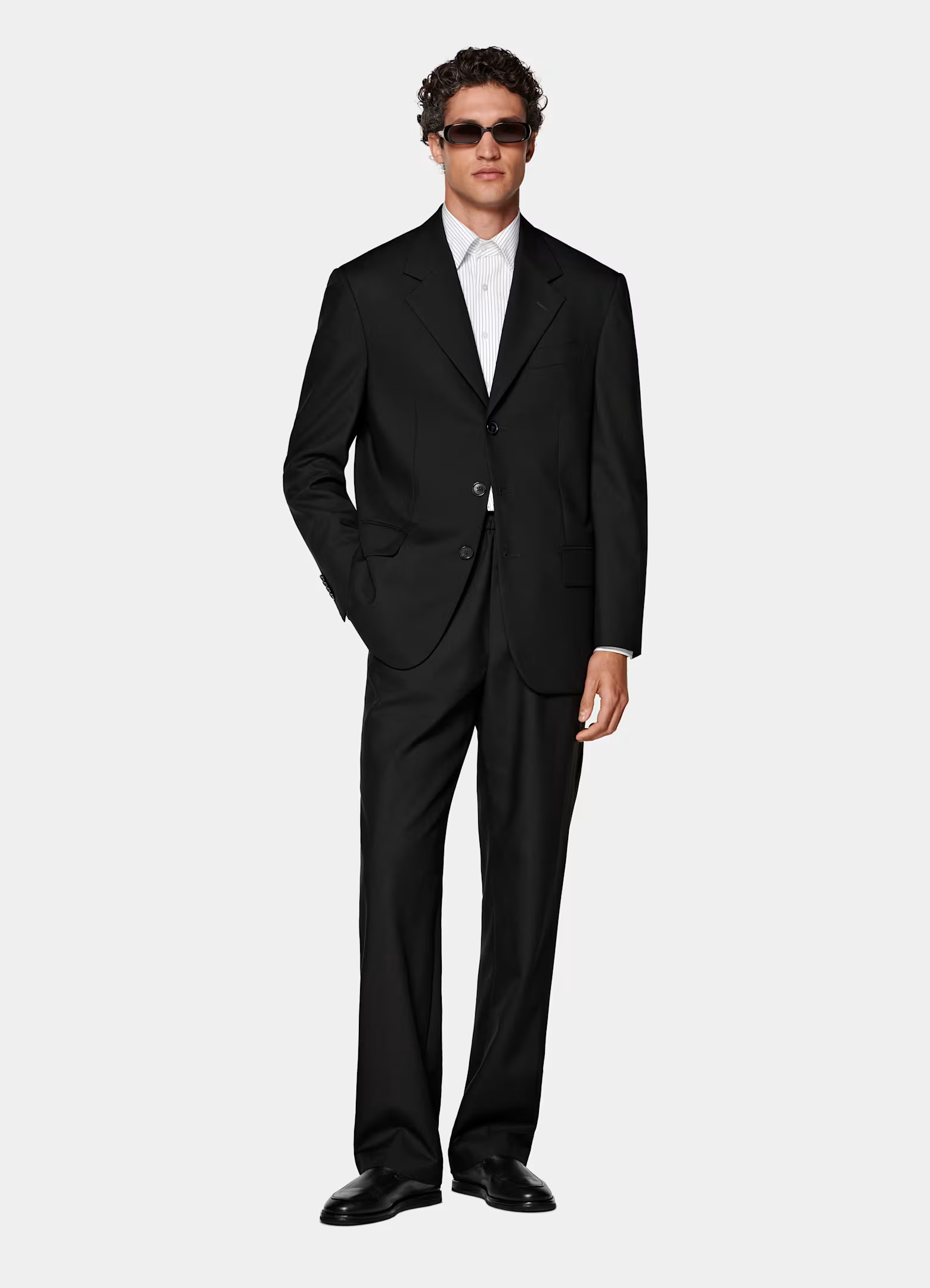 Black Relaxed Fit Roma Suit | Suitsupply (US)
