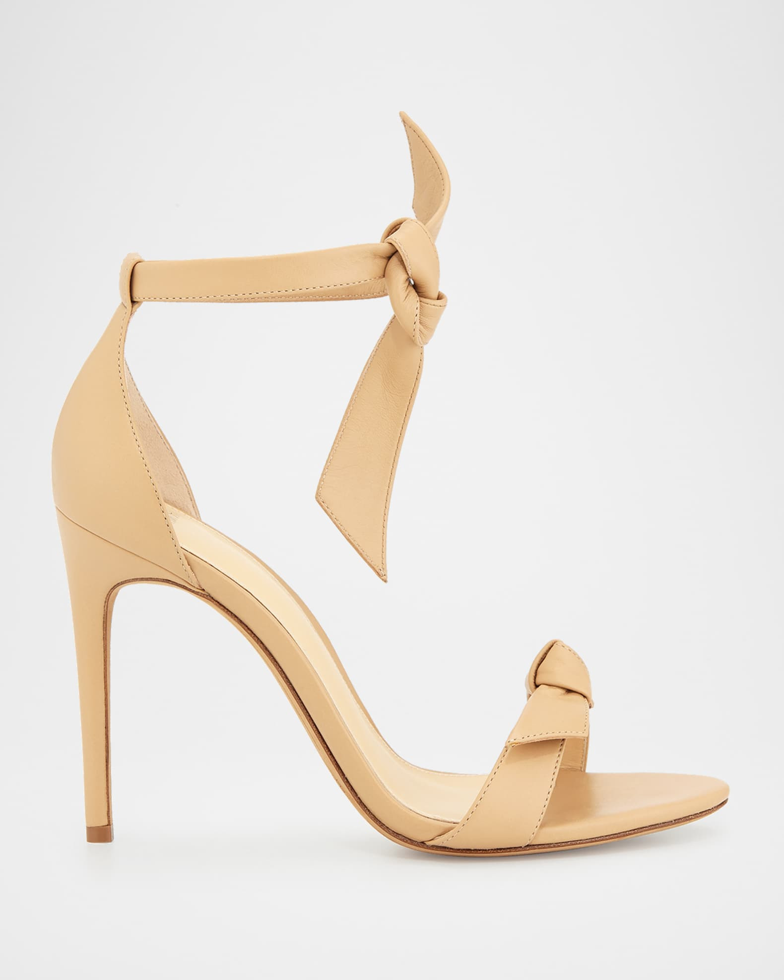 Clarita Bow-Tie Leather Sandals | Neiman Marcus