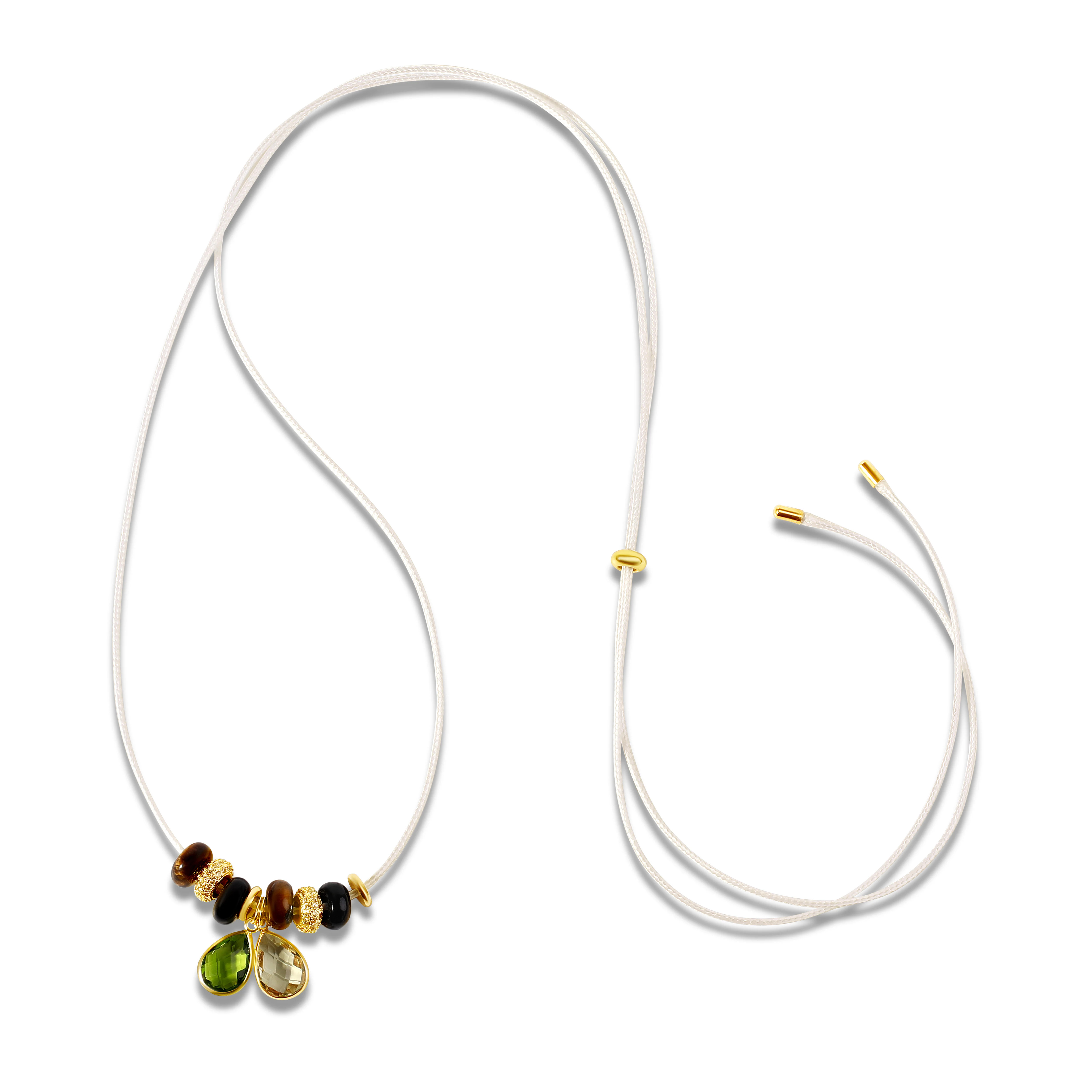 Adjustable Birthstone Rope Necklace | Hannah B. Jewelry