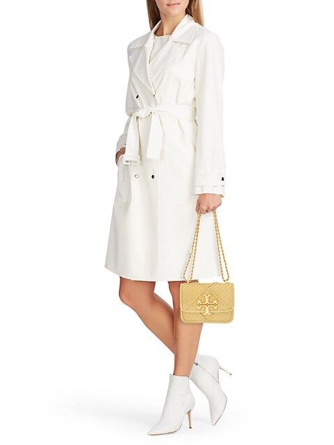 Tory Burch Small Eleanor Woven Leather Crossbody Bag | Saks Fifth Avenue