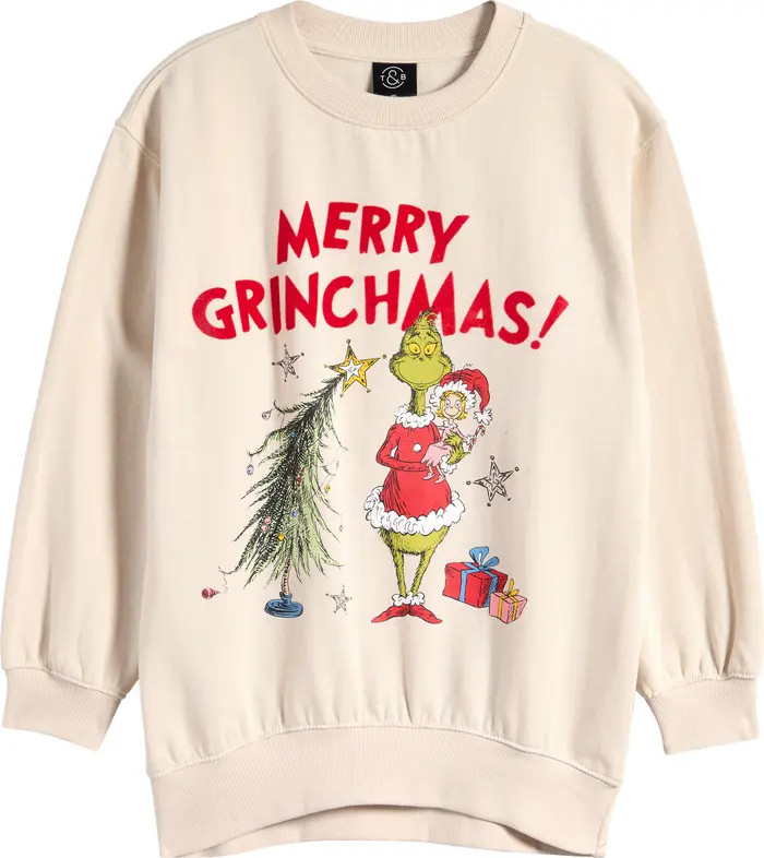 Treasure & Bond Kids' Oversize Graphic Sweatshirt | Nordstrom | Nordstrom