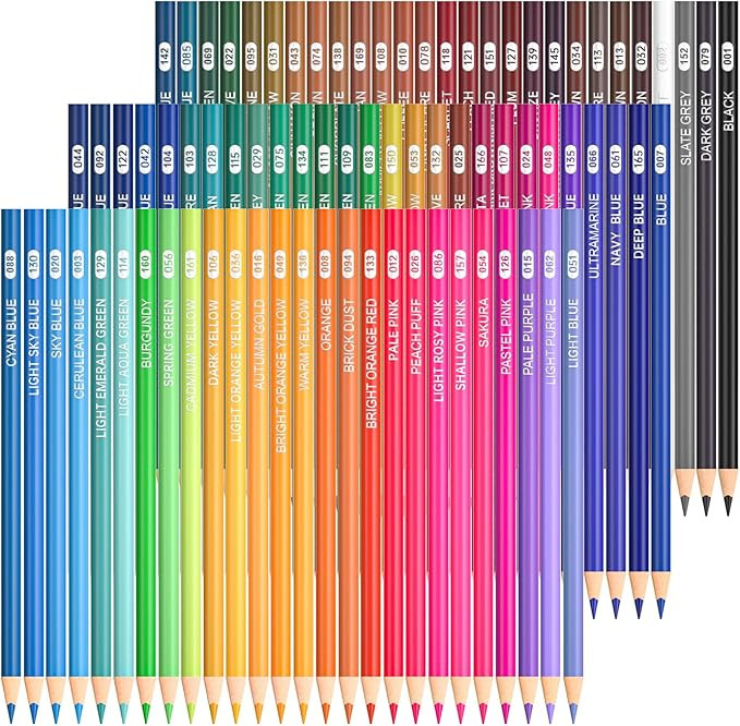 Shuttle Art 80 Regular Colored Pencils, Colored Pencils for Adult Coloring, Soft Core Color Penci... | Amazon (US)