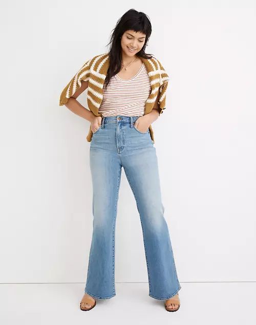 11" High-Rise Flare Jeans in Caine Wash | Madewell