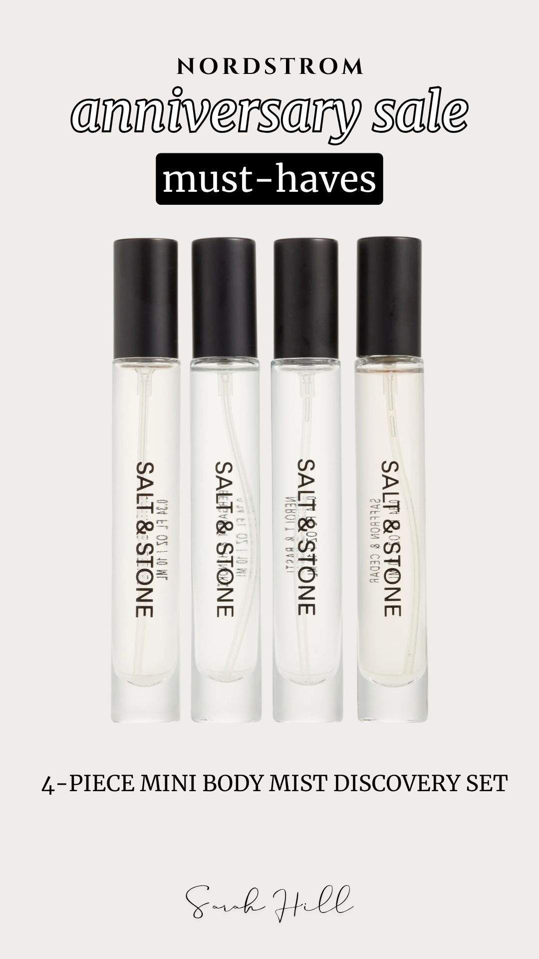Nordstrom Anniversary Sale Must-Have! Salt & Stone 4-piece mini body mist discovery set 

 #LTKSaleAlert #LTKBeauty