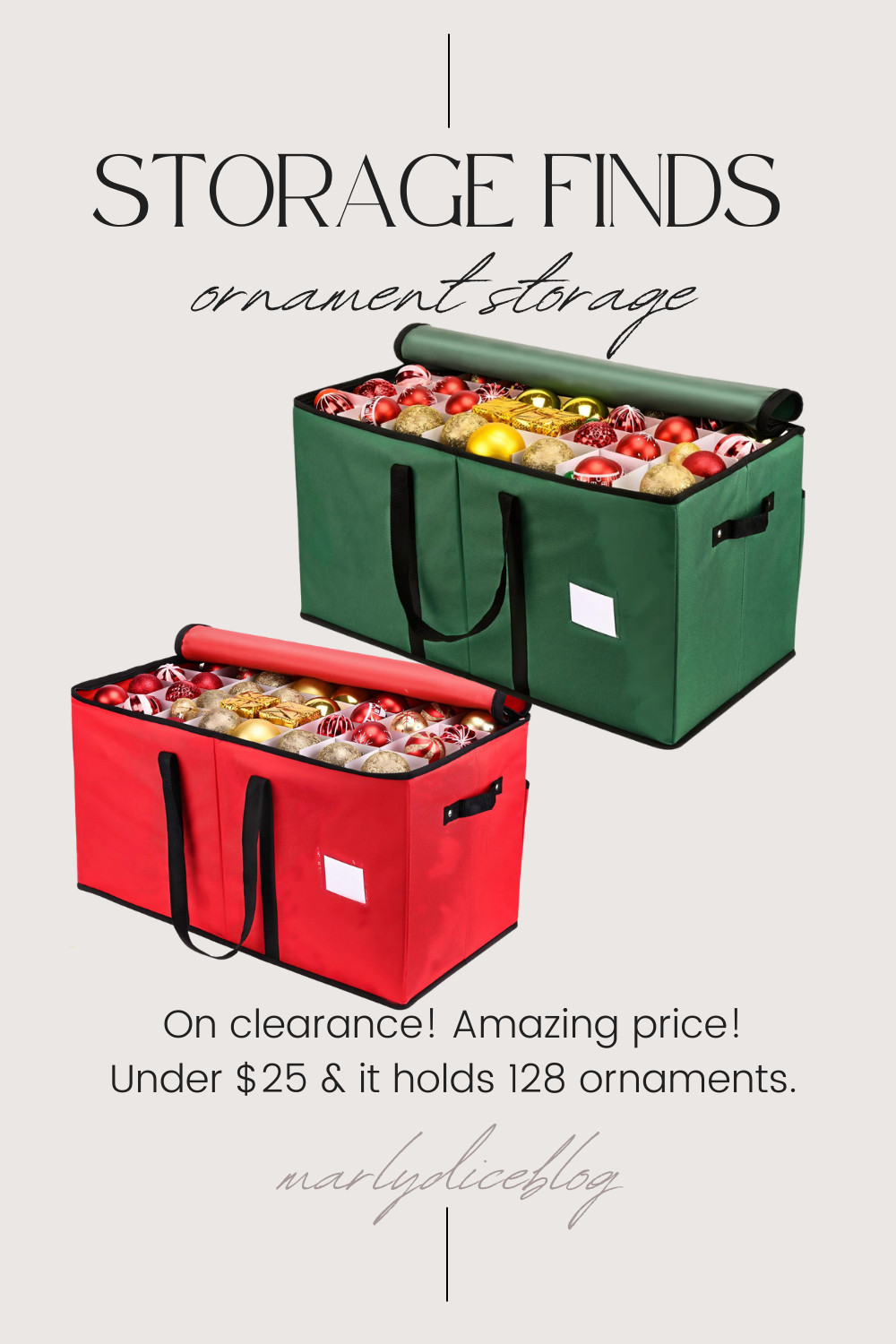 Amazing price for these ornament storage containers! They're under $25 and hold up to 128 ornaments. Grab them while they last! 

 #LTKHome #LTKSaleAlert #LTKFindsUnder50