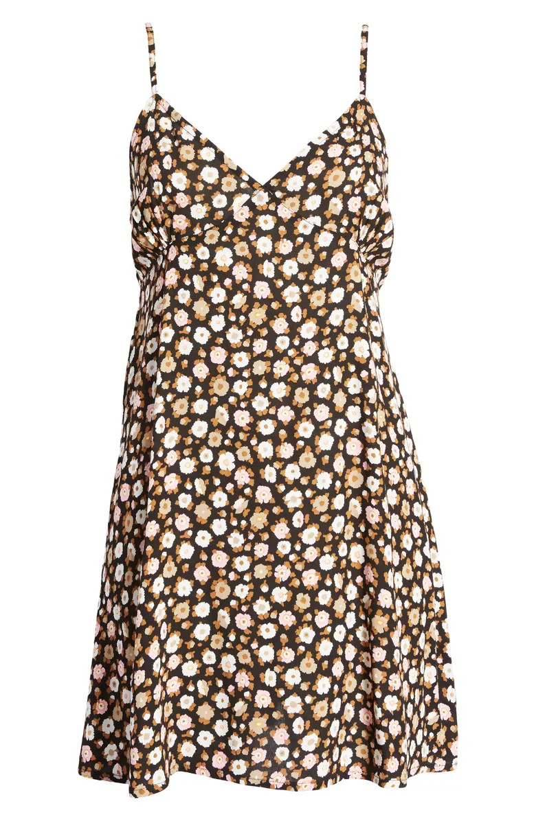 Print V-Neck Crepe Sundress | Nordstrom | Nordstrom