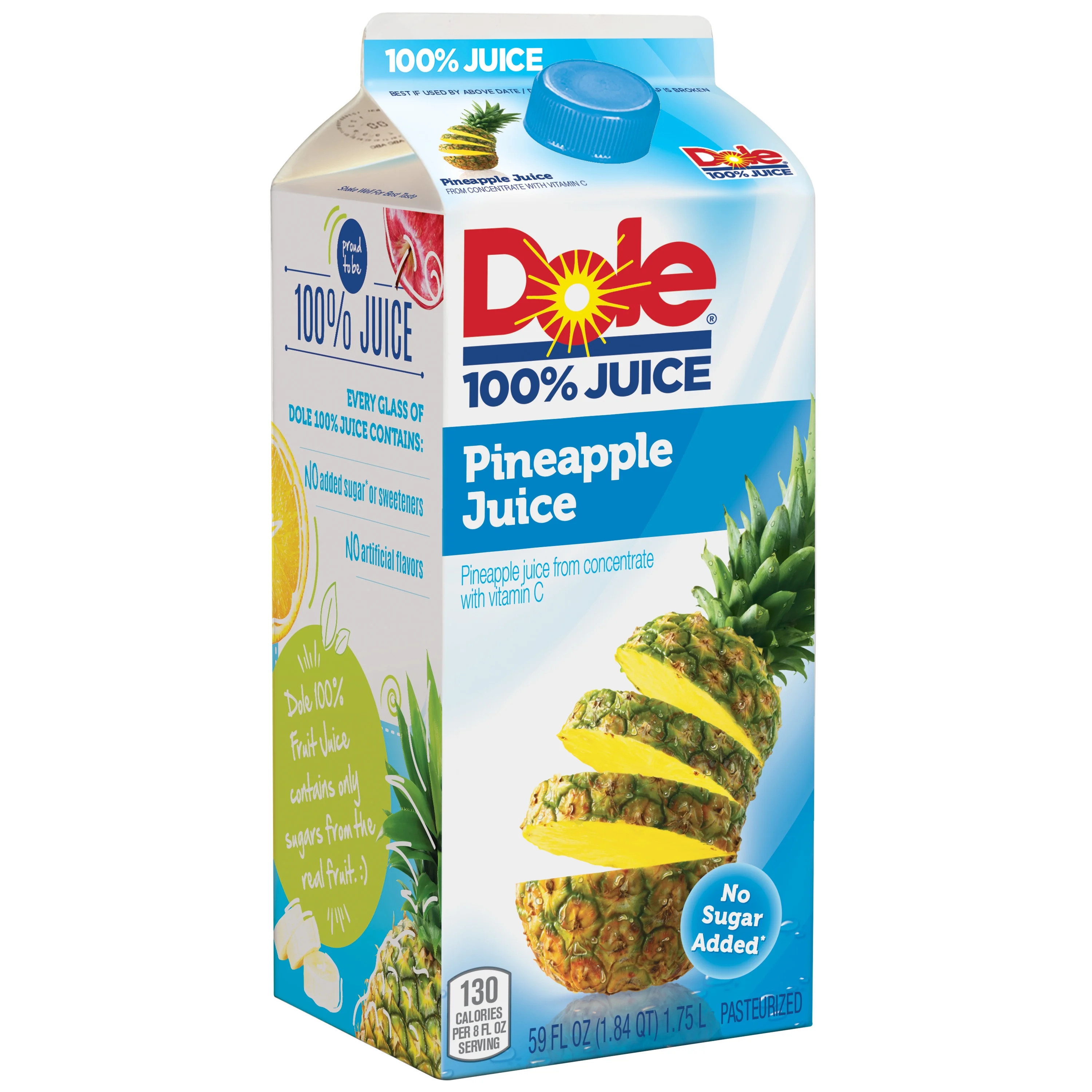 Dole Pineapple 100% Juice 59 oz Bottle | Walmart (US)