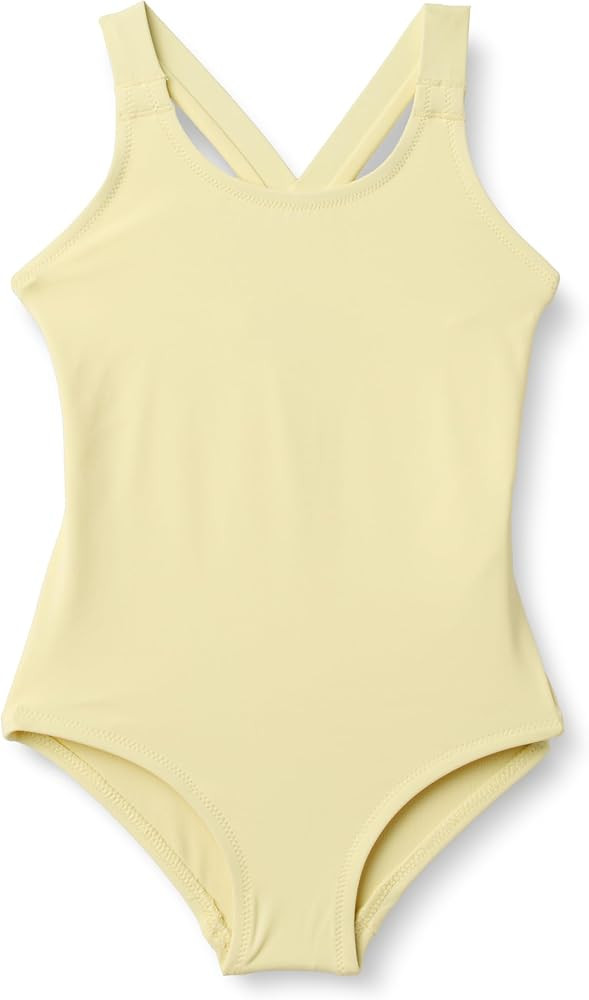 Amazon Essentials Girls and Toddlers' Cross-Back One-Piece Swimsuit | Amazon (US)