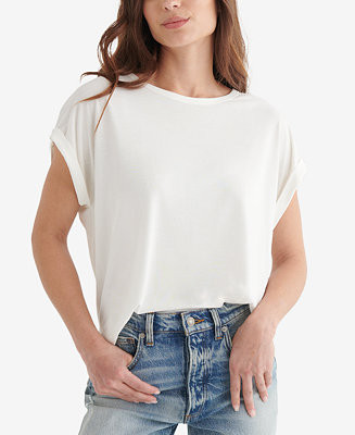 Women's Short Sleeve Sandwash Dolman T-Shirt | Macy's