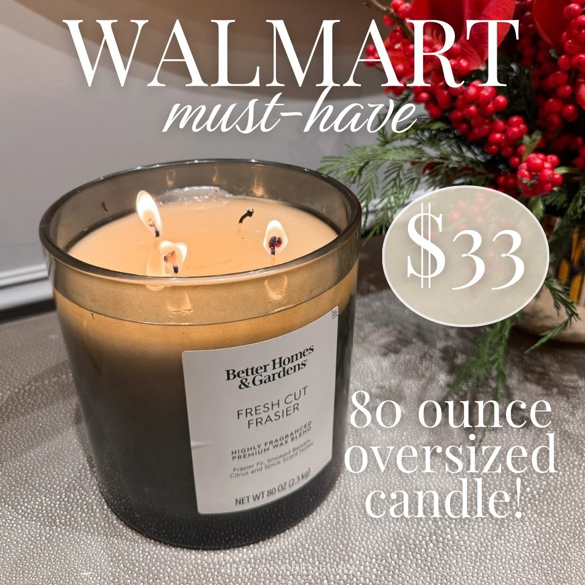 80 ounce oversized candle!

#LTKSaleAlert #LTKHome #LTKHoliday