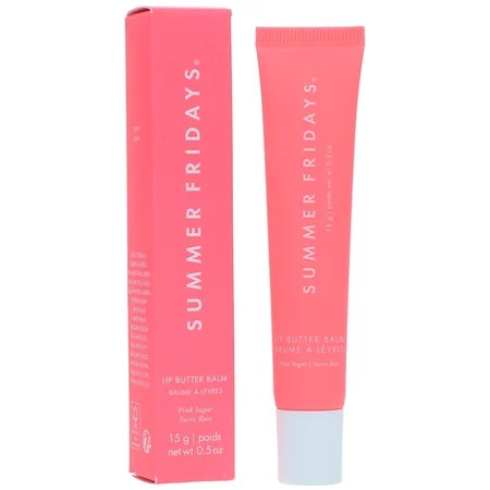Summer Fridays Lip Butter Balm Pink Sugar 0.5 oz | Walmart (US)