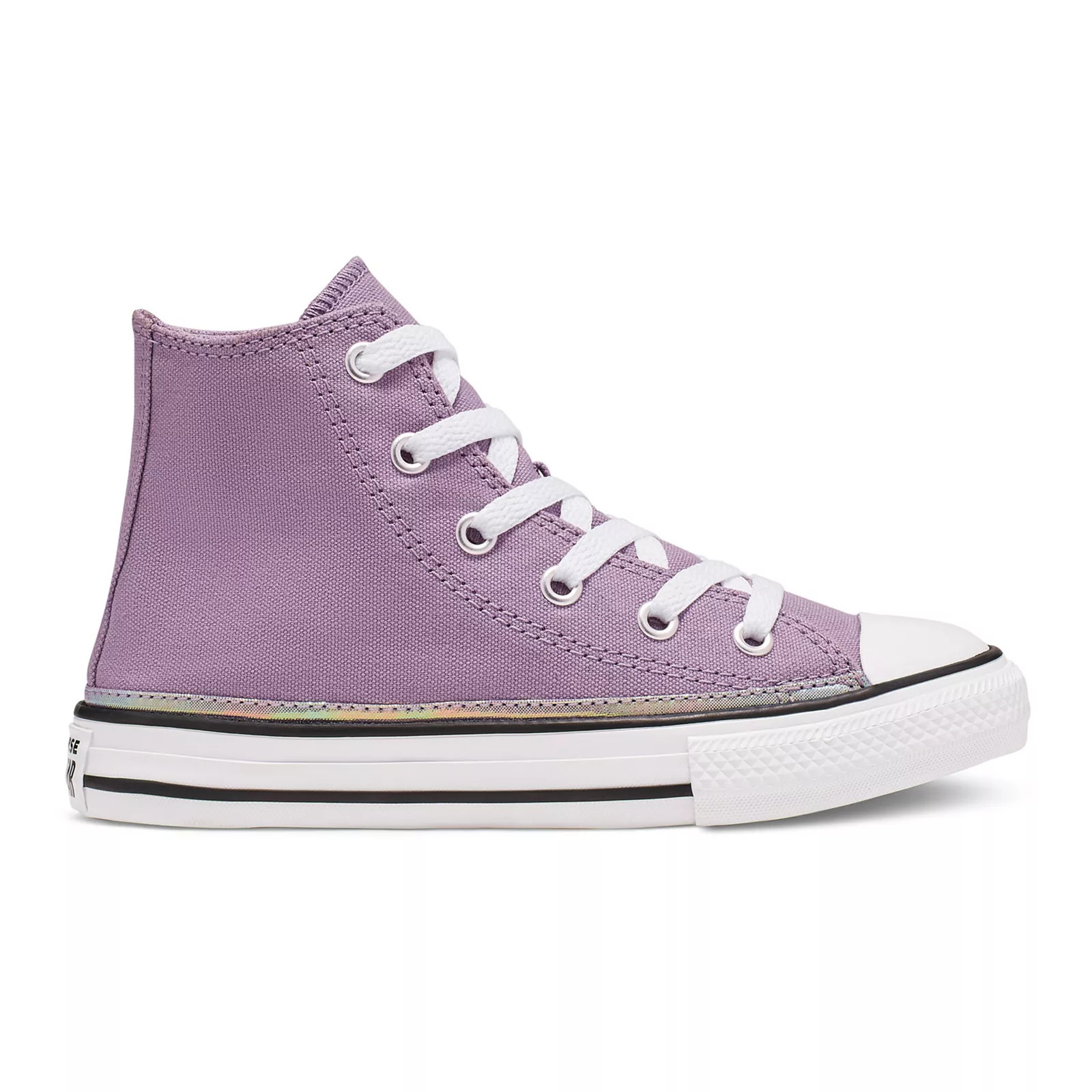 Girls' Converse Chuck Taylor All Star High Top Shoes, Girl's, Size: 2, Lt Purple | Kohl's