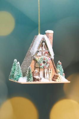 A-Frame Abode Ornament | Anthropologie (US)