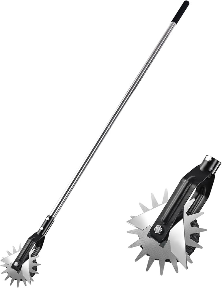 Wheel Rotary Edger Lawn Tool, Grass Edge Trimmer, Sidewalk Manual Lawn Edger, Strong 3 Sections S... | Amazon (US)