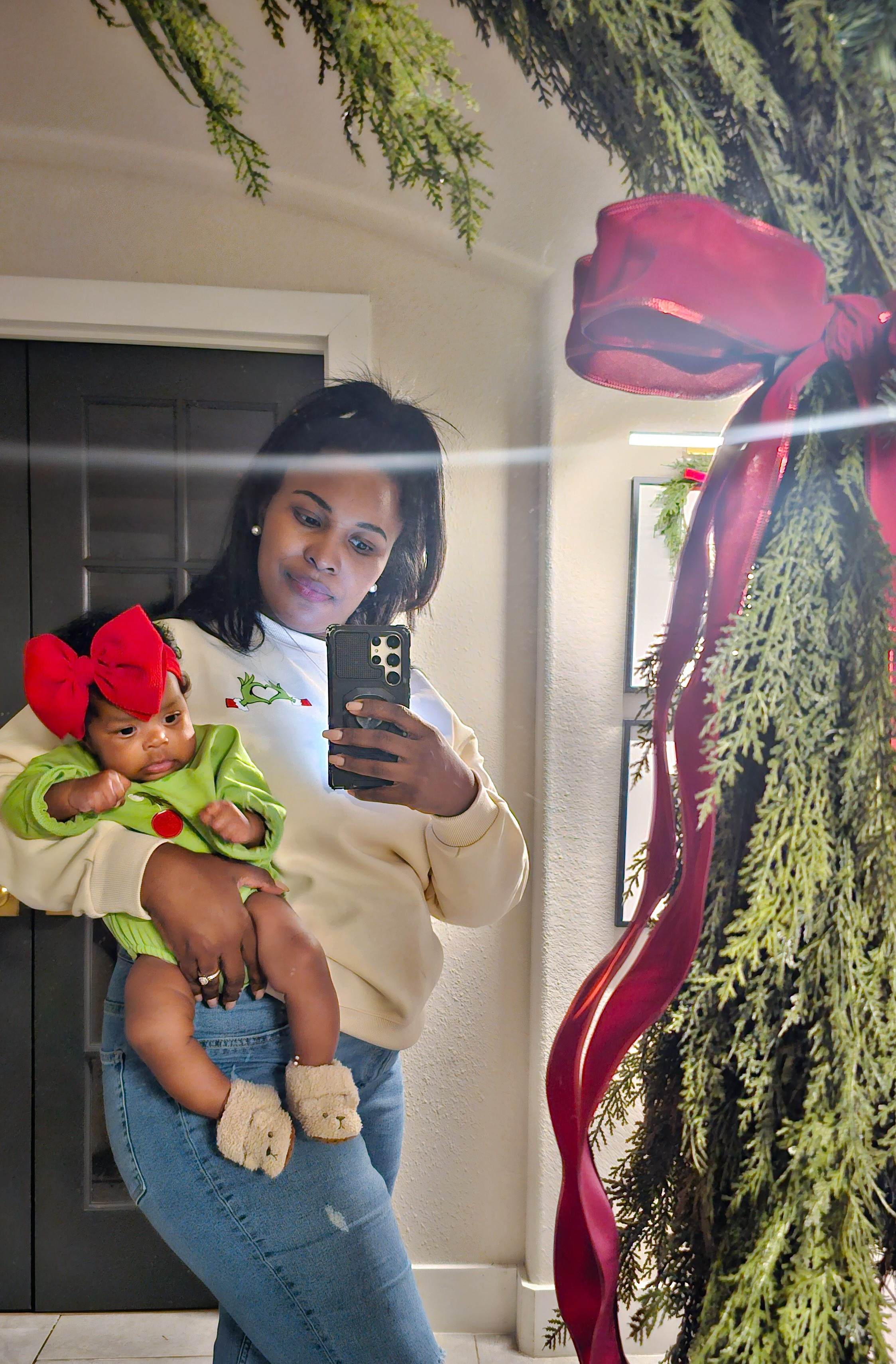 Mommy and me Grinch Christmas sweaters.

#LTKHoliday #LTKFindsUnder50 #LTKBaby