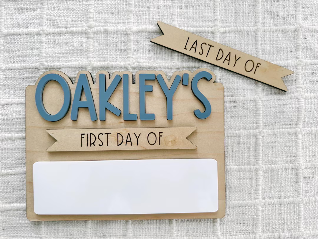 Back to School Smaller Board - Name Board - First Day of School Board - Last Day of School Board ... | Etsy (US)