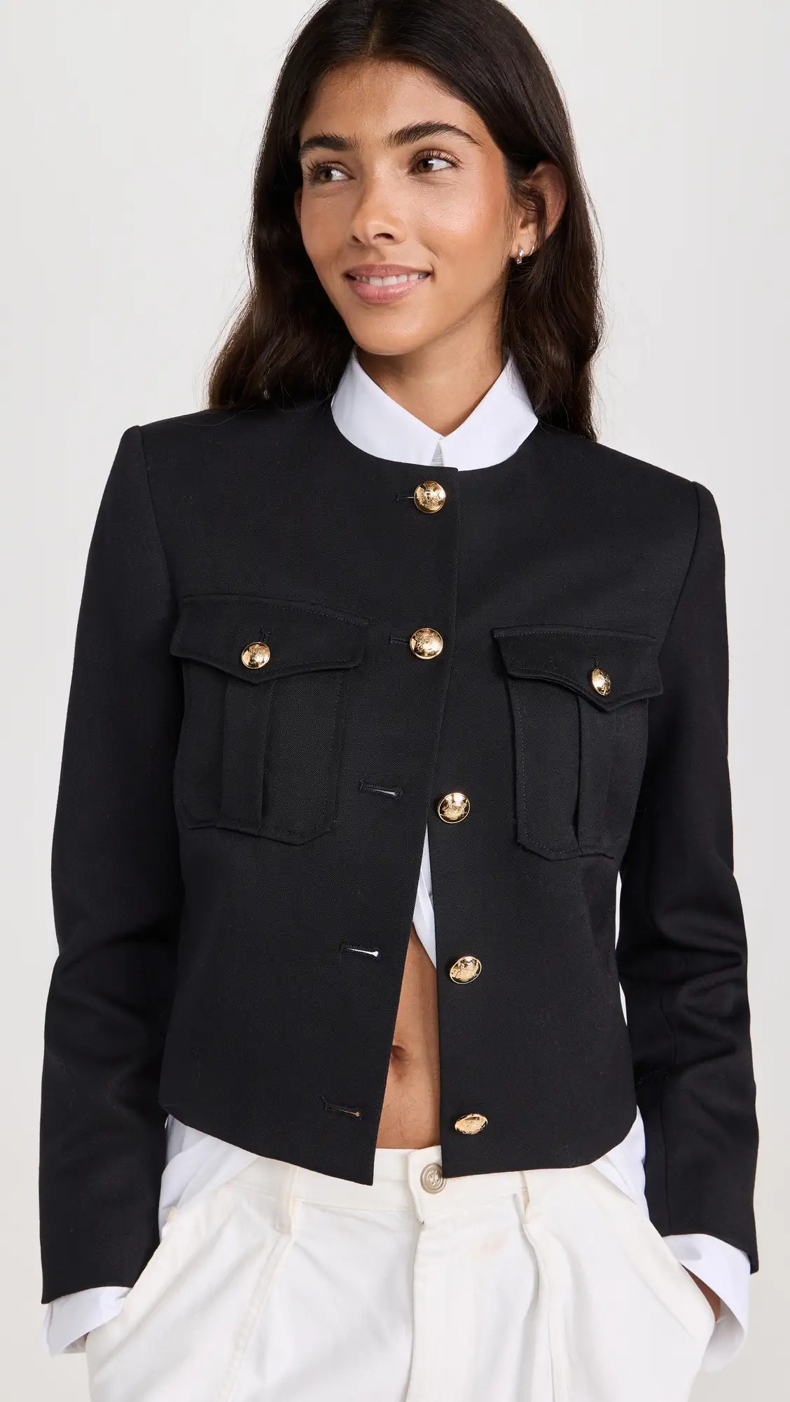 Nili Lotan Maurine Cropped Jacket | Shopbop | Shopbop