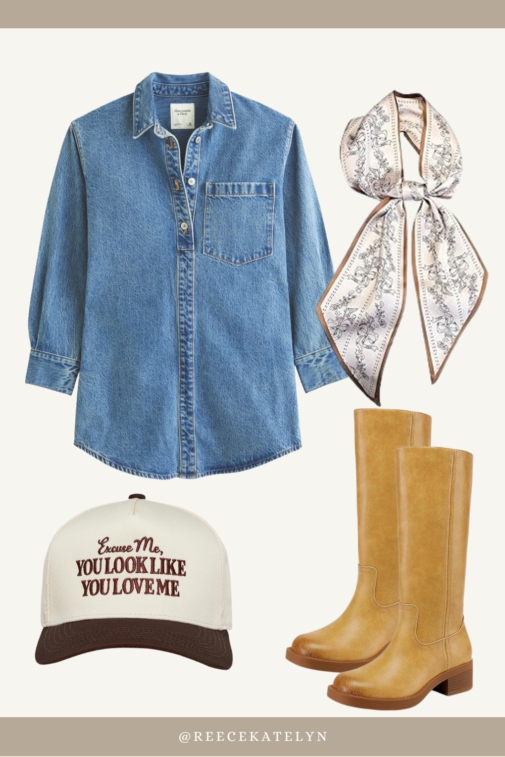 Western/ country / round top outfit 