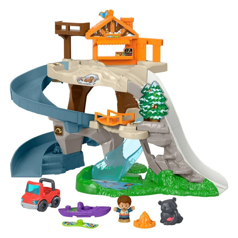 Fisher-Price Little People Ultimate Mountain Playset, Vehicle, Figures & Pieces for Toddler Play | Walmart (US)