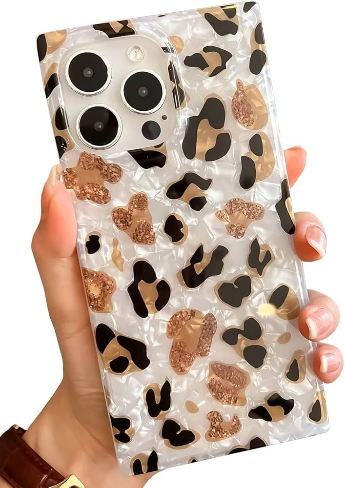 BANAILOA Funda rectangular compatible con iPhone 14 Pro Max, diseño de leopardo y guepardo, de s... | Amazon (US)