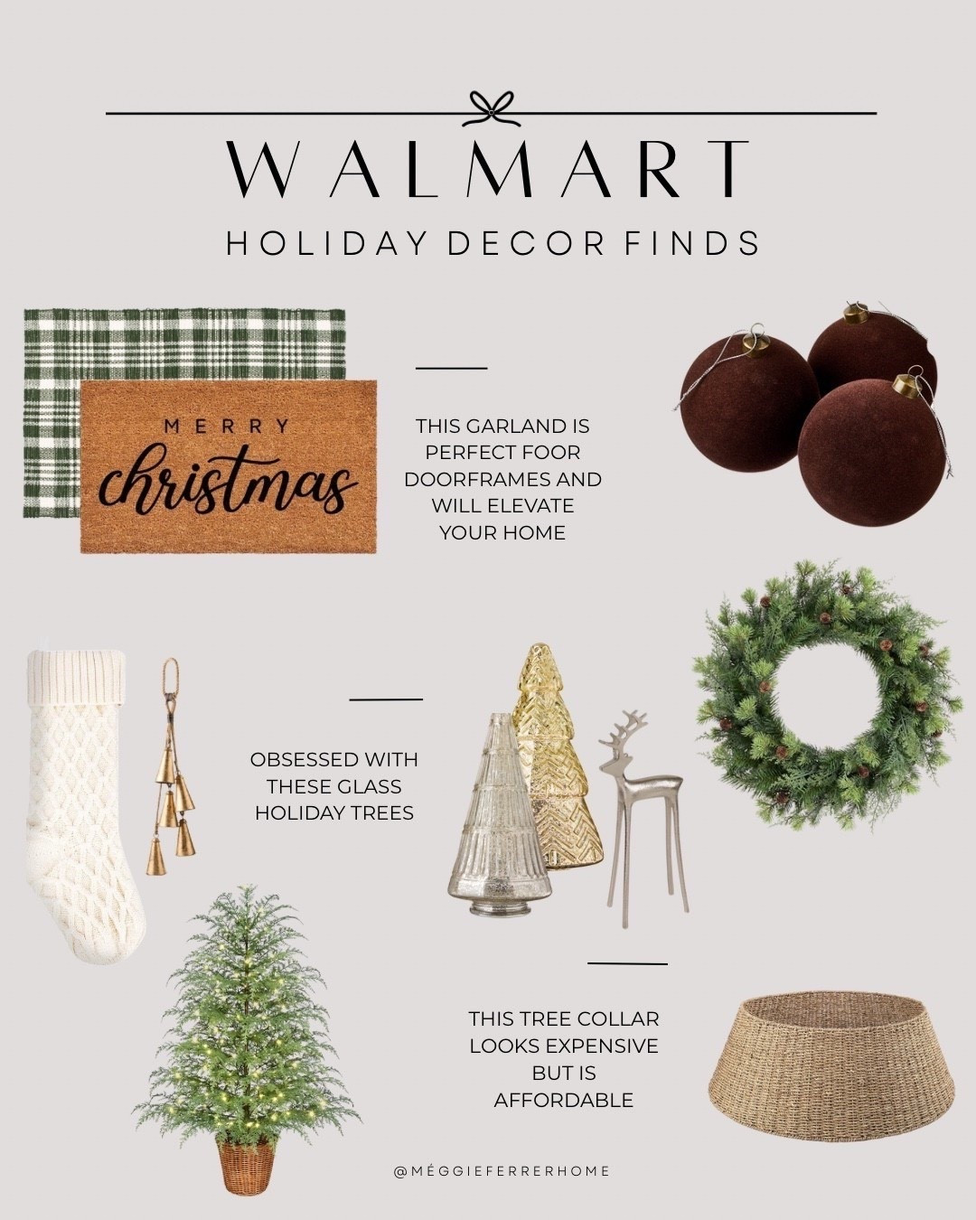 ✨ So pretty & affordable!!🎄🤎

#HolidayHome #WalmartFinds #ChristmasDecor

#LTKSeasonal #LTKStyleTip #LTKHoliday