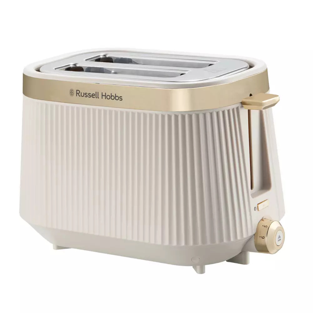 Russell Hobbs 26761 Bronte 2 Slice Toaster - Stone | argos.co.uk