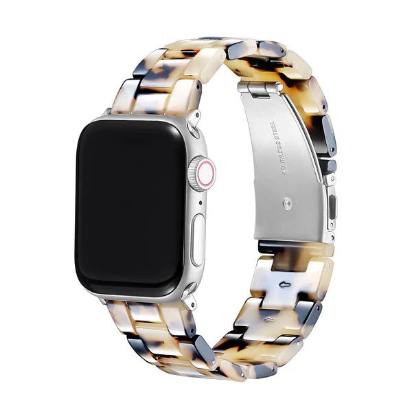 Claire Tortoise Resin Replacement Band for Apple Watch - Classic Colors | Posh Tech