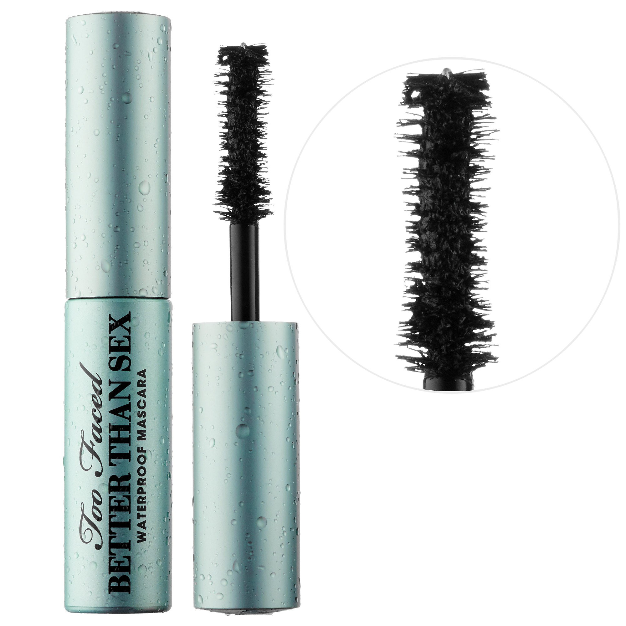 Too Faced Mini Better Than Sex Waterproof Mascara Mini Size Black - 0.17 oz/ 5 mL | Sephora (US)